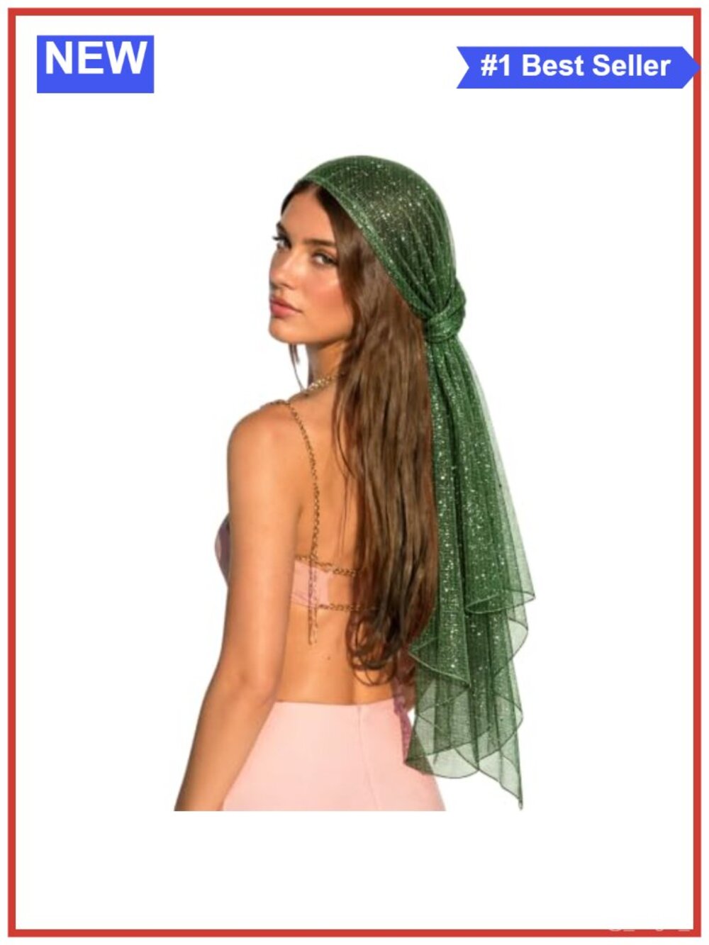 Lightweight Sequin Mesh Scarf Long Shawl Wrap Evening Headscarf